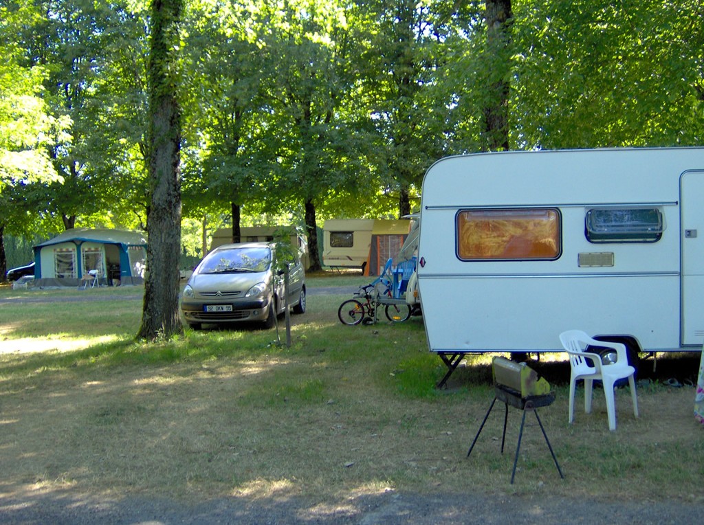 Aire de camping en caravane